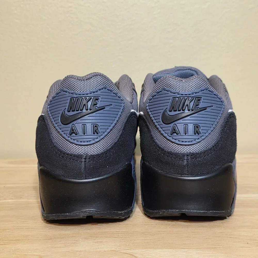 Nike Air Max 90 Smoke Grey Diffused Blue IB6392-001 Men's Size 8.5